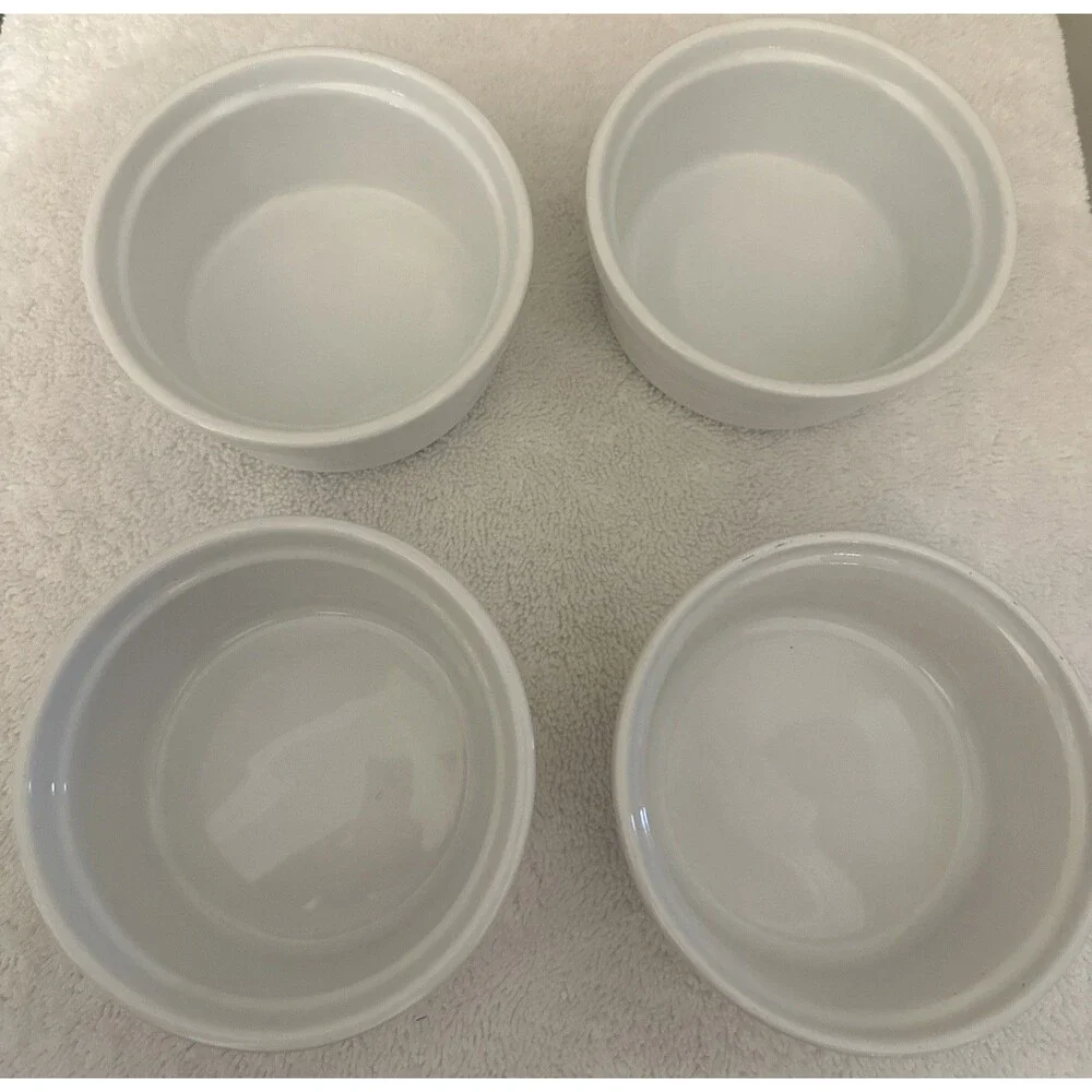 Threshold™ Porcelain Ramekin – White – Set of 4 - 4.5” x 2” 8 Ounce